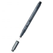 Cienkopis Pentel POINTLINER czarny, czarny 1kol. (S209-4A)