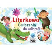 Książeczka edukacyjna Literkowo. Ćwiczenia do kaligrafii. Niko