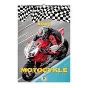 Kalendarz ścienny MOTOCYKLE 320mm x 470mm Pan Kalendarzyk (A3 VD.21)