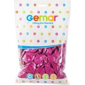 Balon gumowy metalizowany 12cal (GM110/CR/64)