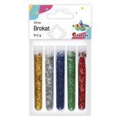 Brokat Titanum Craft-Fun Series nitki metaliczny 5 kolor. (BNM5)