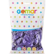 Balon gumowy metalizowany 10cal (GM110/FI/34)