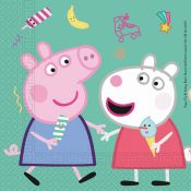 Kubek jednorazowy Godan Peppa Pig 33x33, 20 szt (91034)