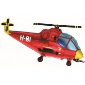 Balon foliowy Helikopter (czerwony) 24cal Godan (B901667R)