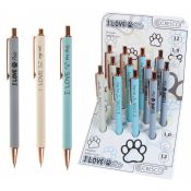 Długopis Zenith 4 Cresco 12 SZT I LOVE PETS 5907464223868 niebieski 1,0mm (230004)