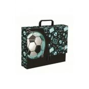 Teczka kartonowa na zatrzask Neon Football A4 czarny [mm:] 330x90 Unipap