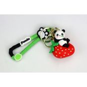 Brelok panda z zawieszką pakowany po 5 szt.