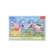 Puzzle Trefl Peppa Pig Siła przyjaźni 3x50 el. (34877)