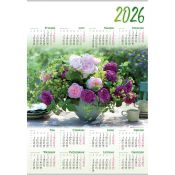 Kalendarz ścienny (401000) k:2915-377 JASKRY plakatowy 607mm x 880mm Lucrum (PL14)