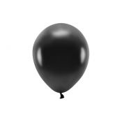 Balon gumowy Partydeco Metalizowane Eco Balloons czarny 260mm (ECO26M-010)