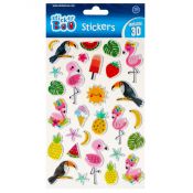 Naklejka (nalepka) Stickerboo S-Boo Metalic 3d Tropic (493711)