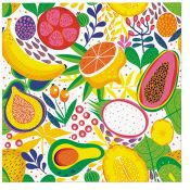 Serwetki Lunch Tropical Delight różne celuloza [mm:] 330x330 Paw (SDL139000)