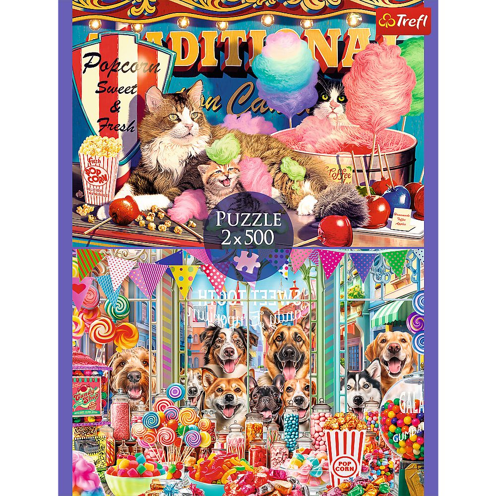 Puzzle Puszyści przyjaciele 2x500 el. Trefl (37495)