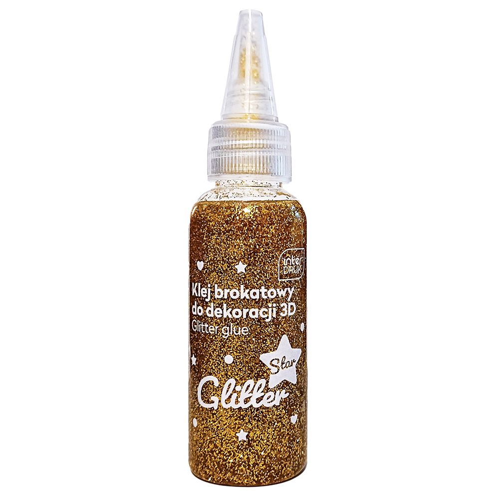 Klej artystyczny STAR brokatowy 3D 5902277337108 50ml Interdruk (50ml)