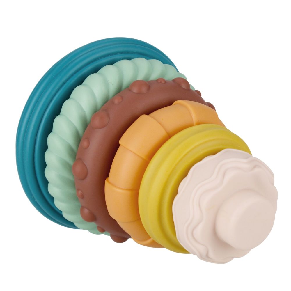 Układanka Bam Bam piramidka pastelowa (500692)