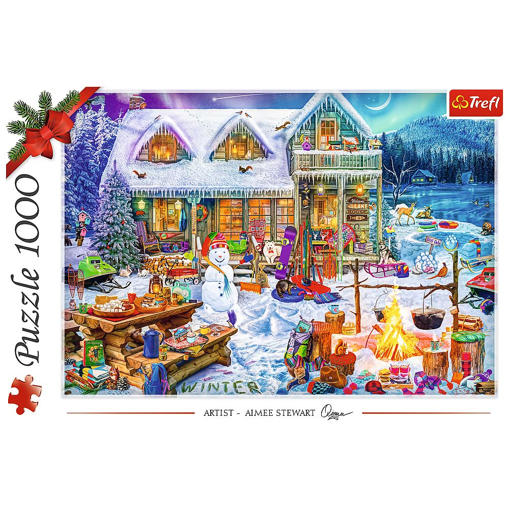 Puzzle Xmass Zimowy czas 1000 el. Trefl (10948)