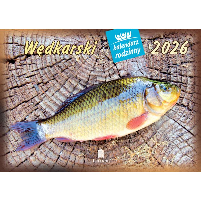 Kalendarz ścienny (401000) k:2915-377 wędkarski rodzinny 280mm x 200mm Lucrum (WL14)