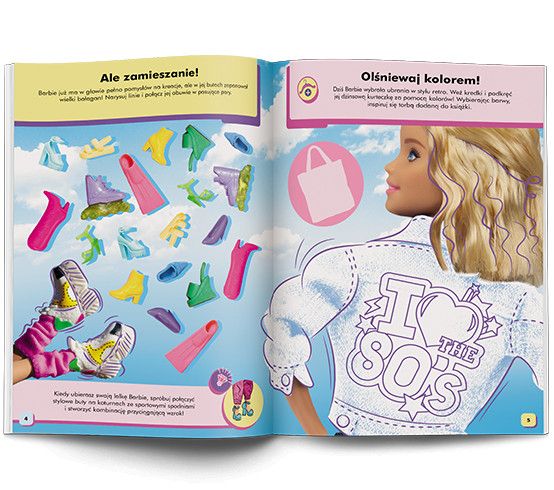 Książeczka edukacyjna Ameet Barbie™. Zabawa modą! (fla 1101)