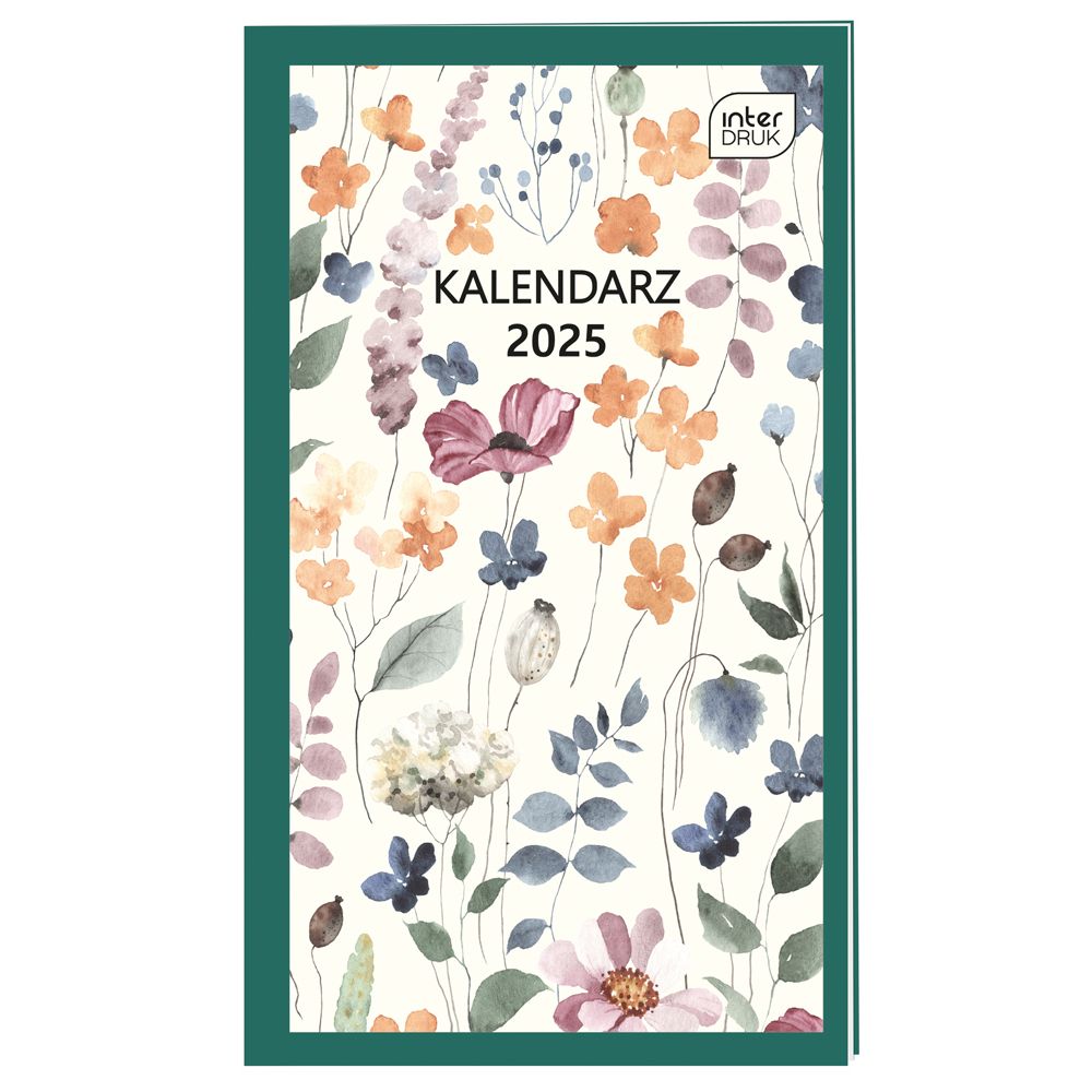 Kalendarz książkowy (terminarz) 5902277358684 Interdruk 9x15,5 kieszonkowy 90mm x 155mm (64 STRONY)