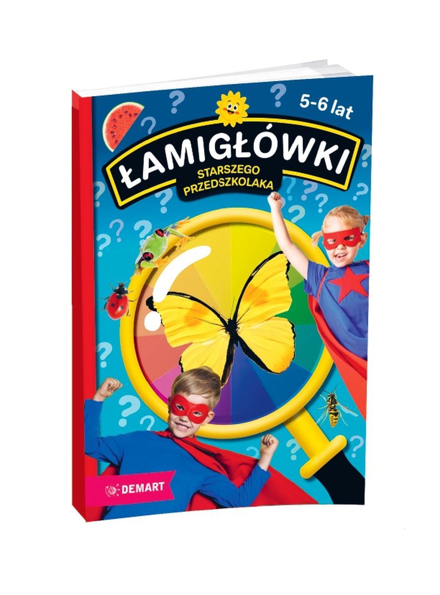Książeczka edukacyjna Demart Łamigłówki starszego przedszkolaka. Wiek 5-6 lat dzień w roku dla dzieci 2-6 lat