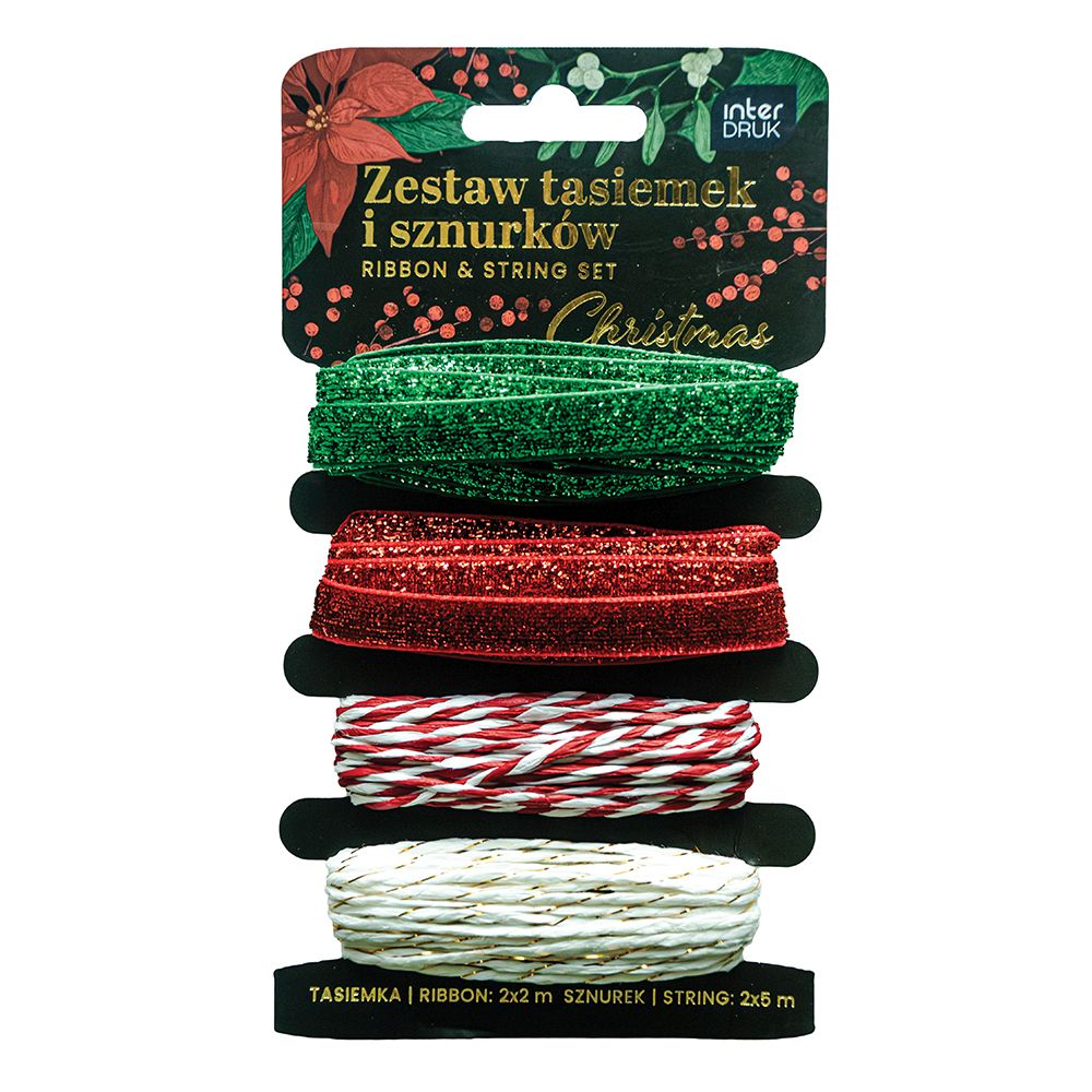 Tasiemka CHRISTMAS 5902277354181 mix Interdruk (2X2M)