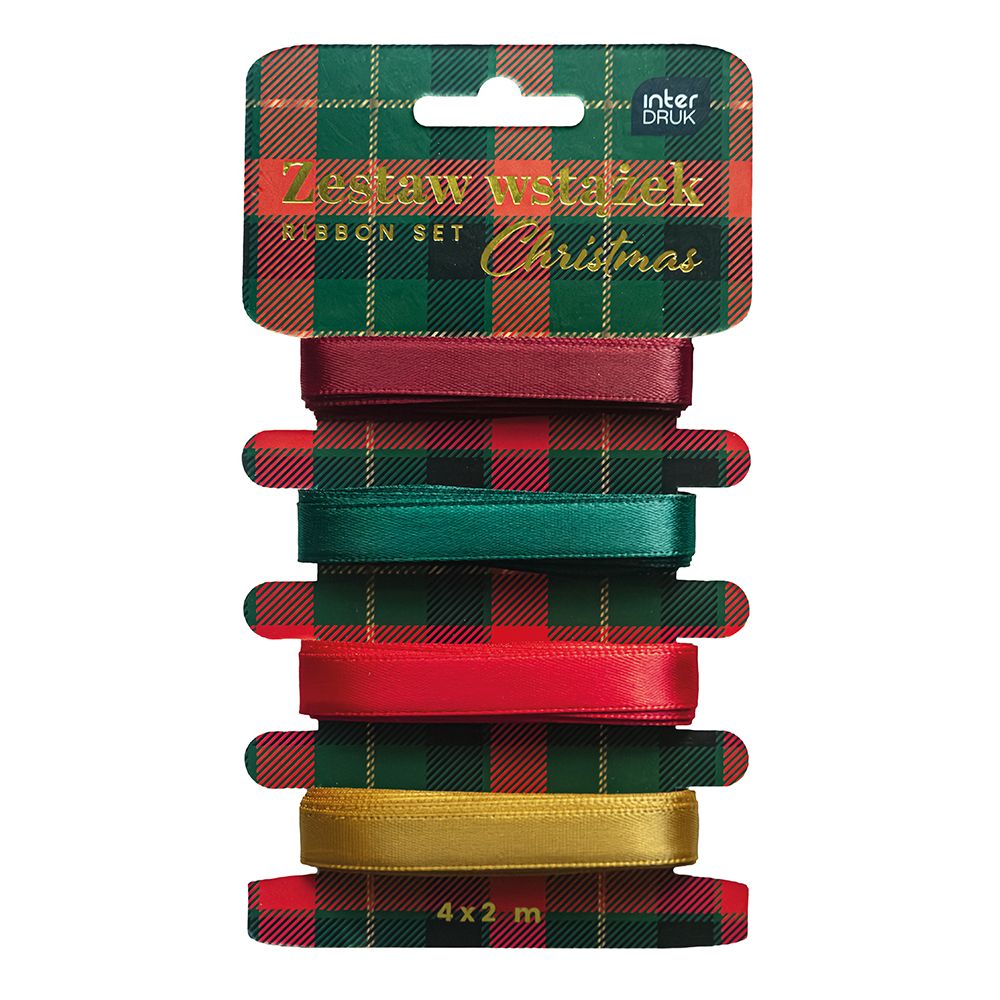 Tasiemka CHRISTMAS 5902277354174 mix Interdruk (4X2M)