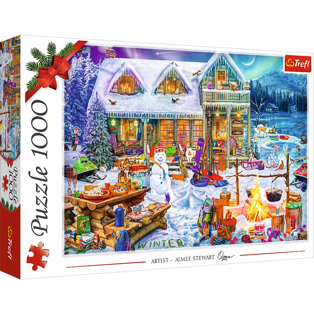 Puzzle Xmass Zimowy czas 1000 el. Trefl (10948)