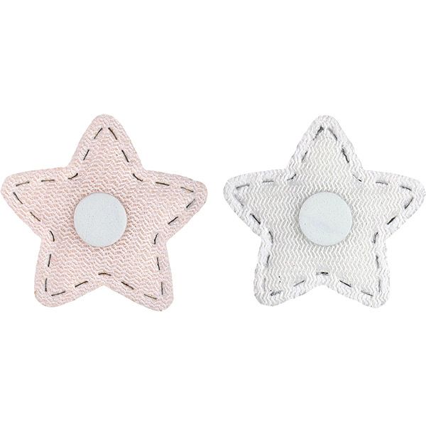 Ozdoba materiałowa Craft-Fun Series samoprzylepna srebrne gwiazdki Titanum (BJ25042713)