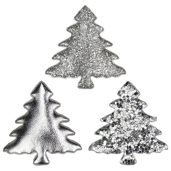 Ozdoba materiałowa Craft-Fun Series Srebrne choinki Titanum (BJ25042704)