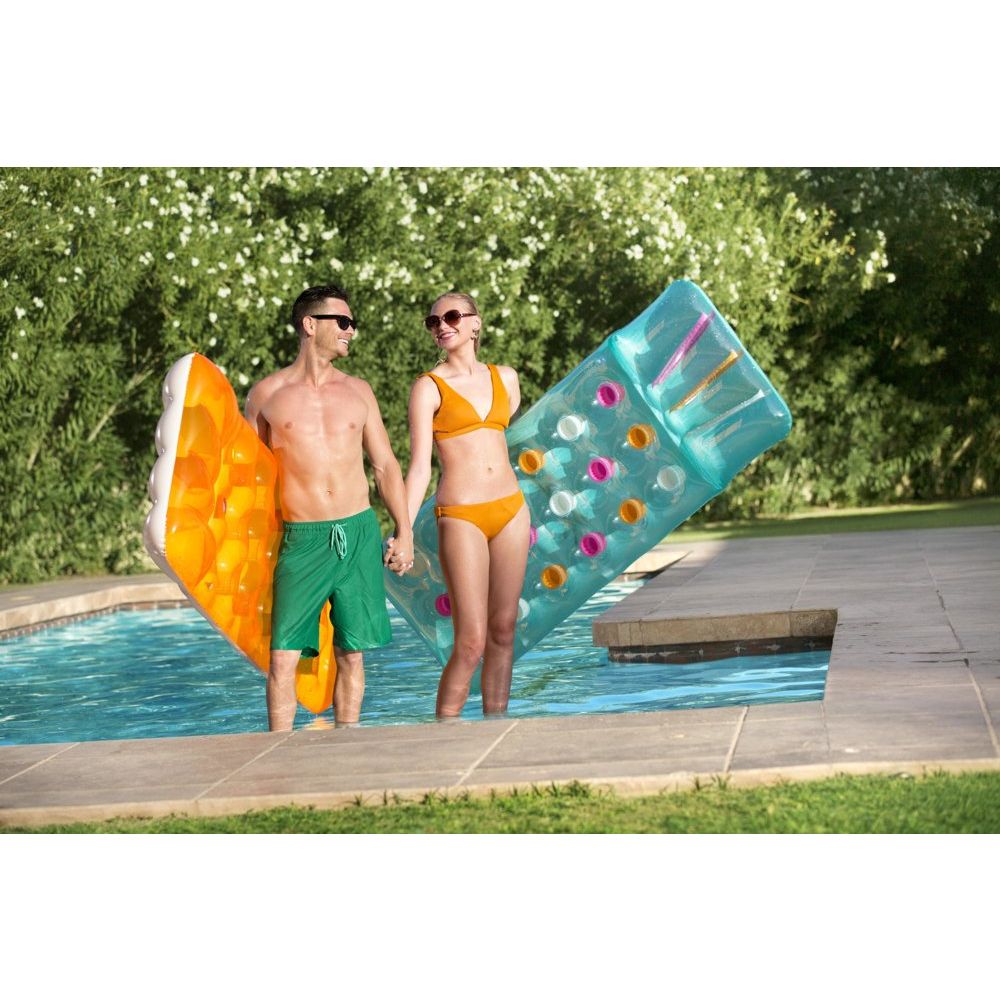 Materac dmuchany Best Way Żółty 188 x 71 cm (9682)