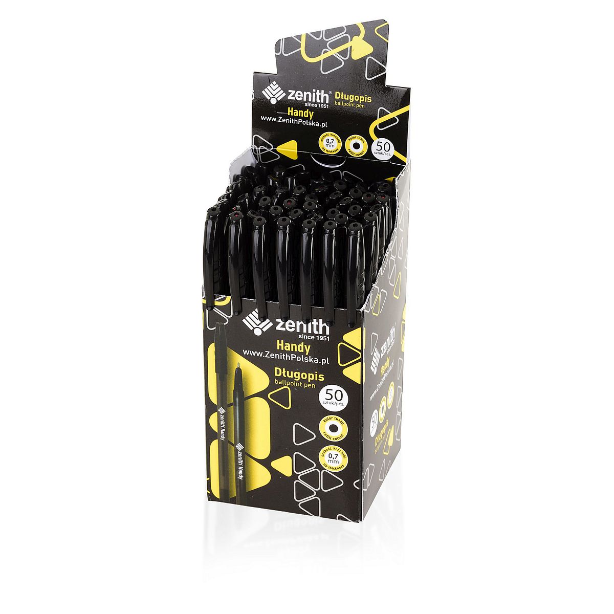 Długopis Handy wkład czarny 0,7mm Zenith