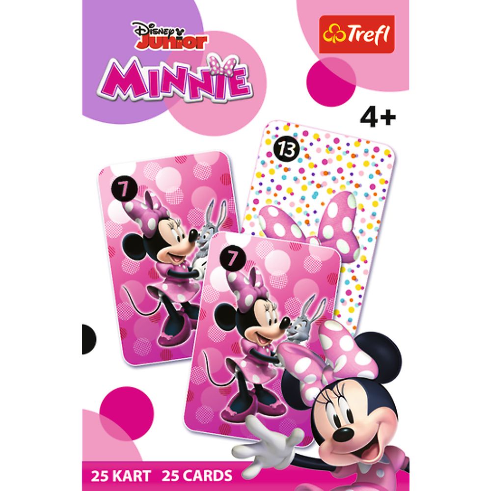Karty Trefl Disney Piotruś - Minnie (08495) 25 sztuk