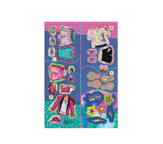 Książeczka edukacyjna Ameet Barbie™. Zabawa modą! (fla 1101)