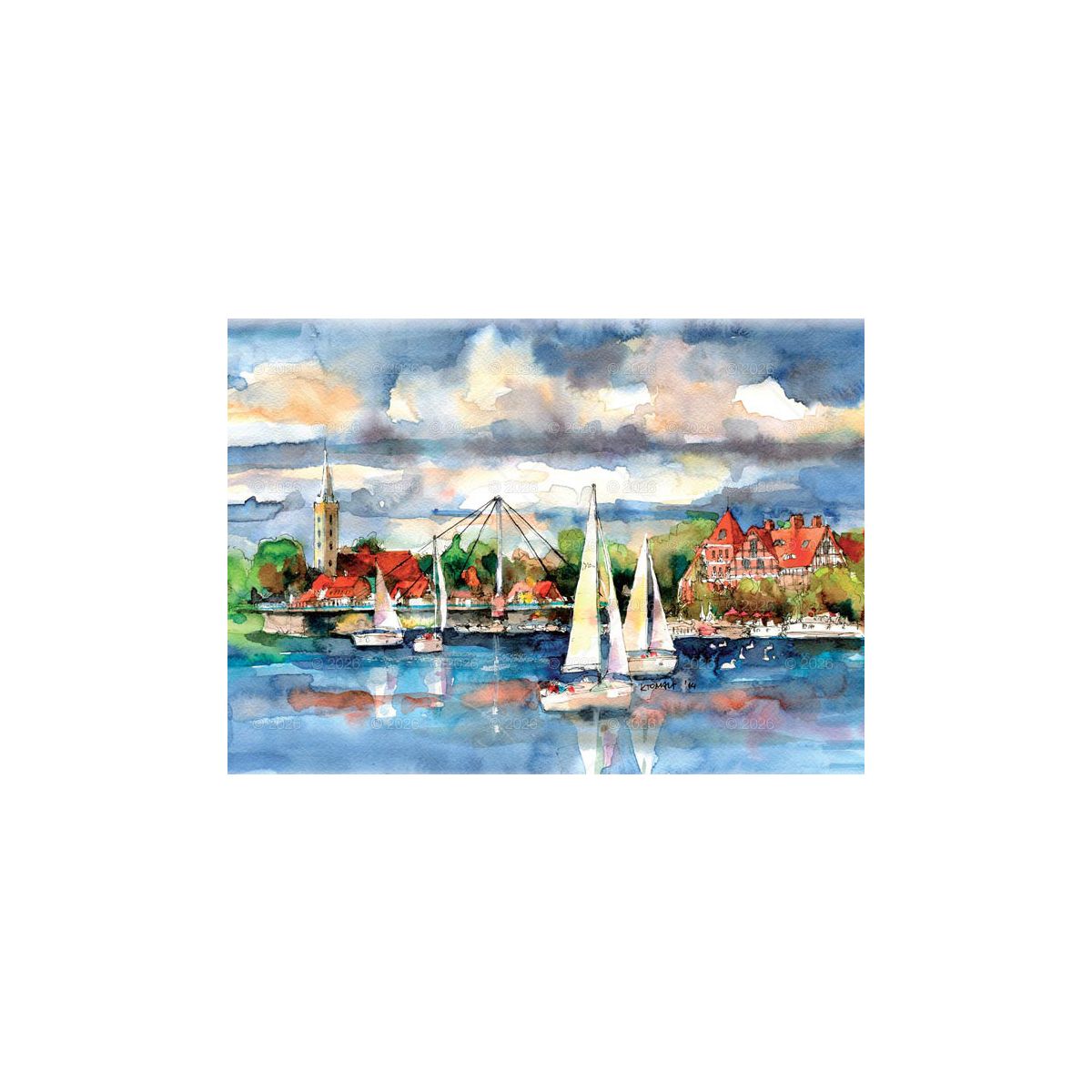 Kalendarz ścienny 13-planszowe 320mm x 470mm Lucrum (RW06)