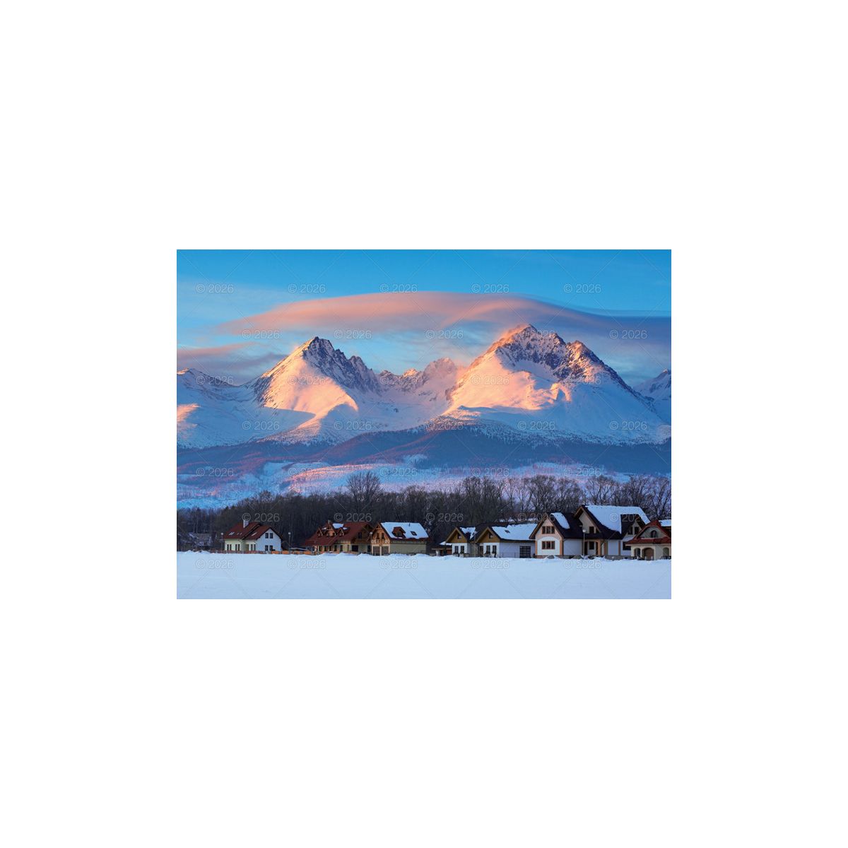 Kalendarz ścienny Tatry i Podhale rodzinny 2023 280mm x 200mm Lucrum (WL04)