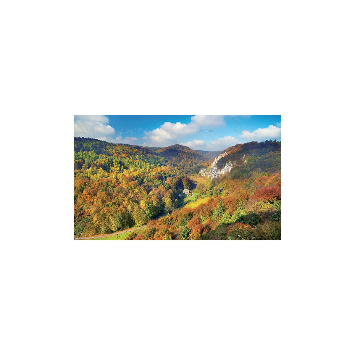 Kalendarz ścienny trójdzielny 320mm x 860mm Lucrum (KT03)
