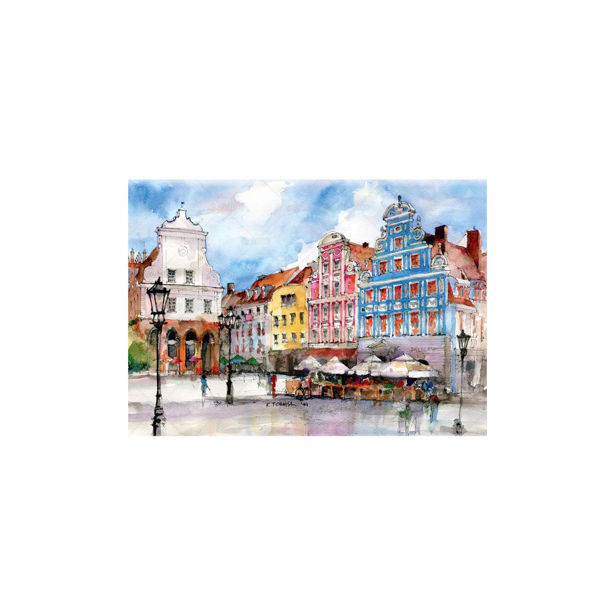 Kalendarz ścienny 13-planszowe 320mm x 470mm Lucrum (RW06)