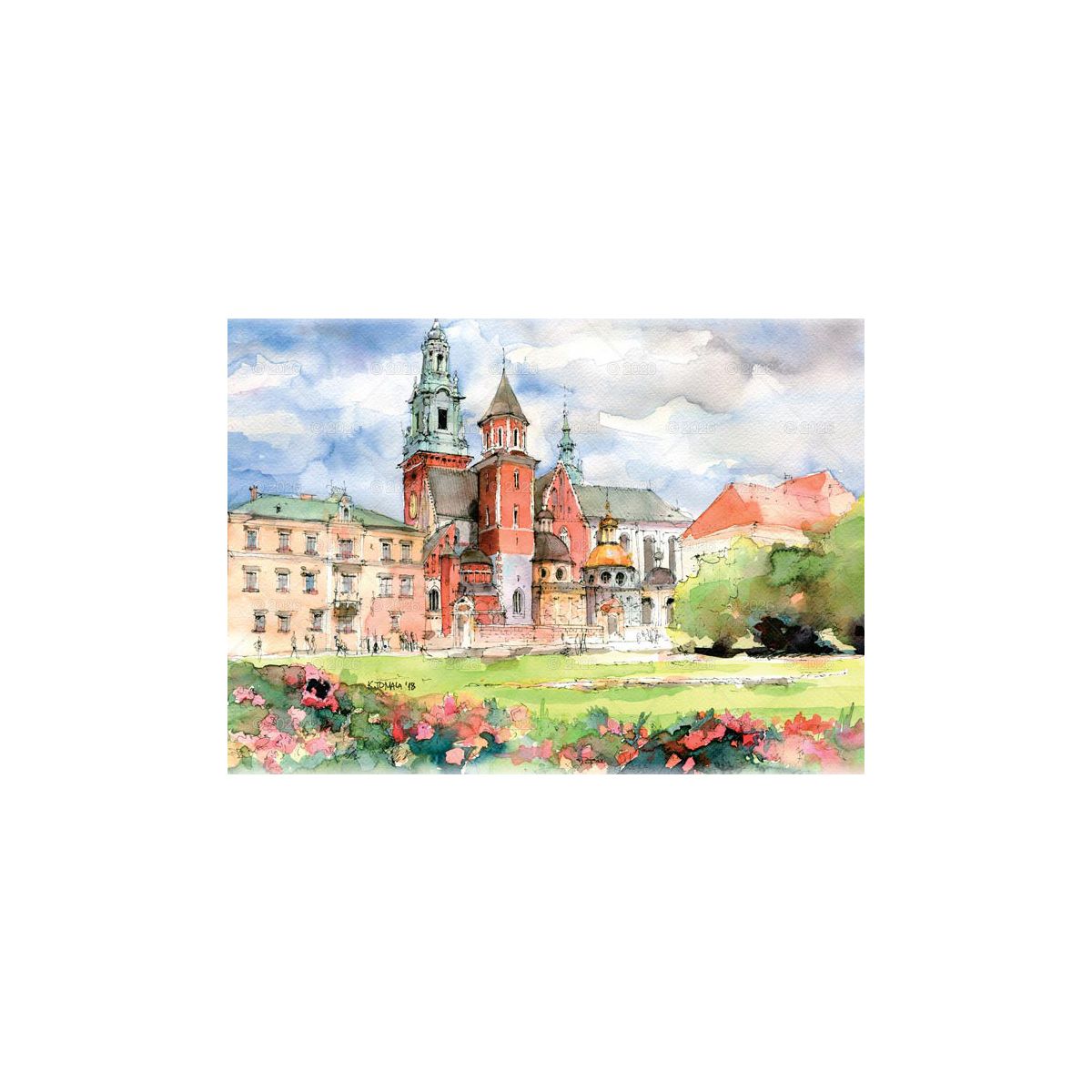 Kalendarz ścienny 13-planszowe 320mm x 470mm Lucrum (RW06)