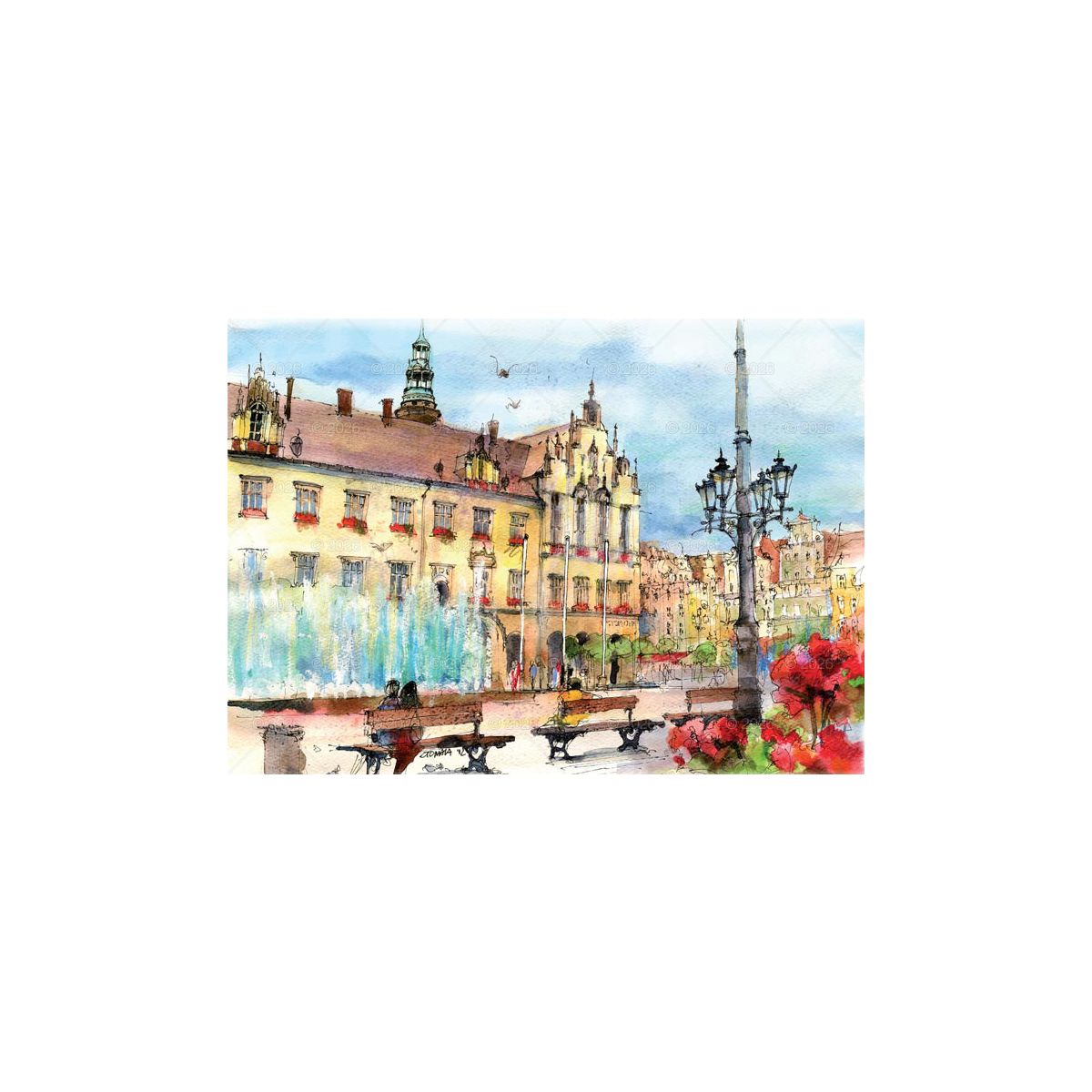 Kalendarz ścienny 13-planszowe 320mm x 470mm Lucrum (RW06)