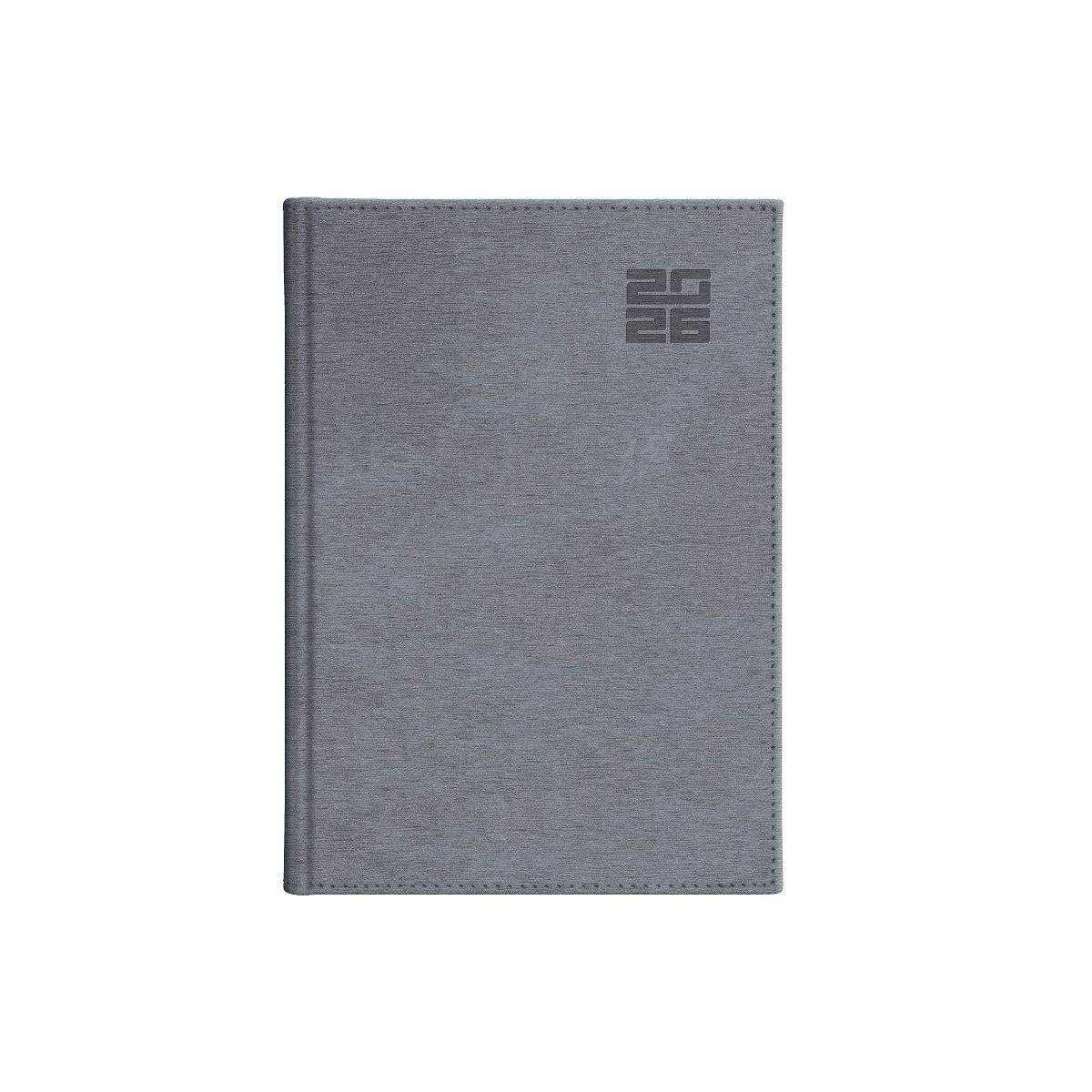 Kalendarz książkowy (terminarz) SREBRNY aluminium TYGODNIOWY A5 (237 A5TB)