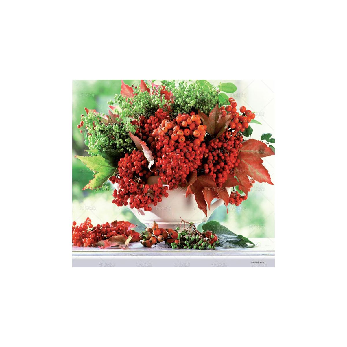 Kalendarz ścienny 13-planszowe 320mm x 470mm Lucrum (RW12)