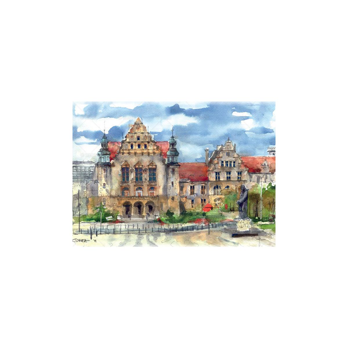 Kalendarz ścienny 13-planszowe 320mm x 470mm Lucrum (RW06)