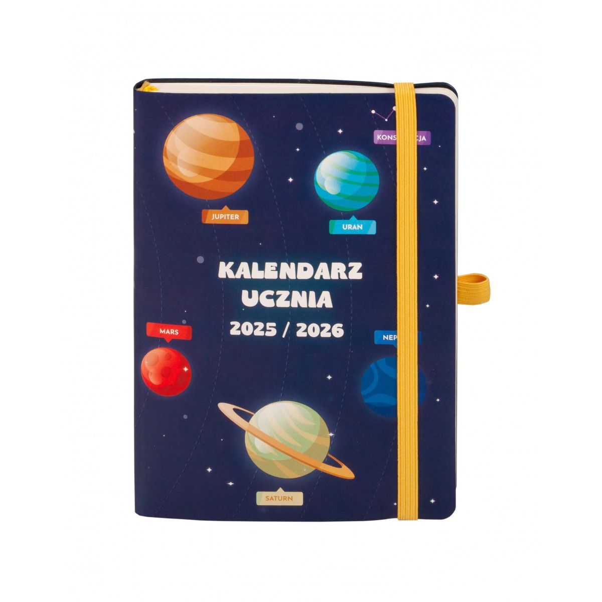 Kalendarz książkowy (terminarz) Antra UCZNIA KOSMOS B6 (2025/2026)
