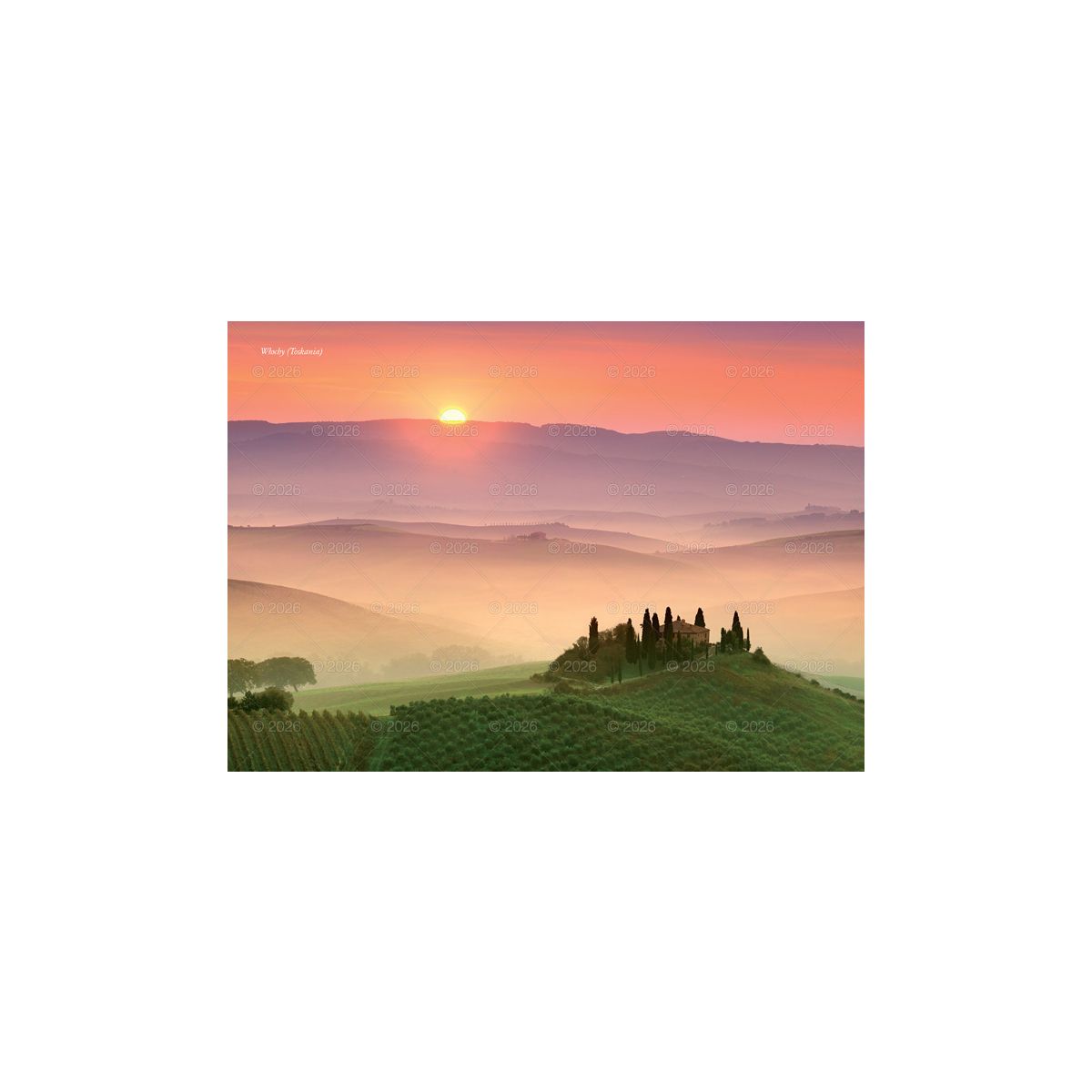 Kalendarz ścienny Piękne krajobrazy rodzinny 2026 280mm x 200mm Lucrum (WL04)