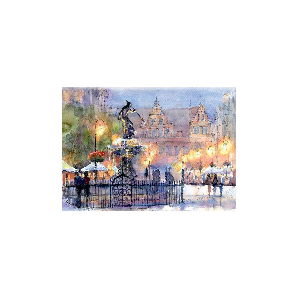 Kalendarz ścienny 13-planszowe 320mm x 470mm Lucrum (RW06)