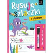 Książka dla dzieci Aksjomat Piszę i zmazuję. Rysuję szlaczki z pisakiem