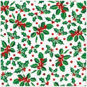 Serwetki Paw Coktail BN Holly Pattern różne bibuła (SDC238800)