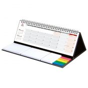 Kalendarz biurkowy MAXI biurkowy z notesem,SPIRALOWANY 315mm x 192mm Wydawnictwo Wokół Nas (KB 053 B  CZARNY)