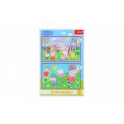 Puzzle Trefl Peppa Pig Peppa na placu zabaw 2x24 el. (34435)