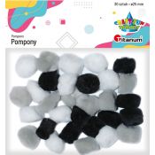 Pompony Craft-Fun Series mix 30 szt Titanum (283068)